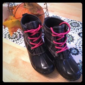 Girls duck boots (little girls) rain boot